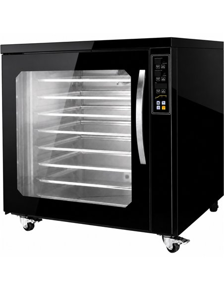 Electric Proofer with Capacity of 8 x Bakery Trays 600 x 400mm Black | Stalwart DA-KNGFH120BLACK