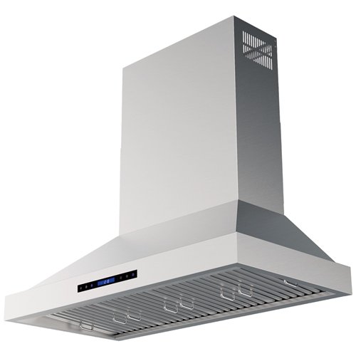 Commercial Wall Mounted Stainless Steel Extraction Hood with Touch Control, Remote and LED Lighting 1495 x 600mm | Stalwart DA-D