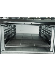 6 Burner Gas Oven Range with Castors 900 x 730 x 900mm | Stalwart DA-GR763 2