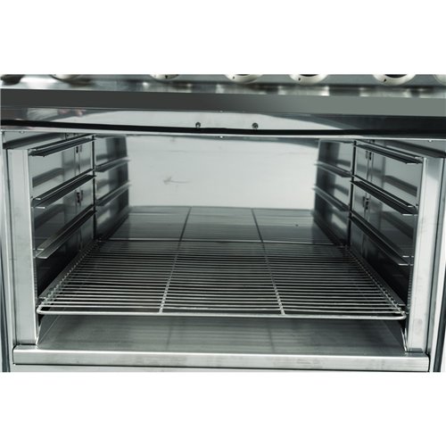 6 Burner Gas Oven Range with Castors 900 x 730 x 900mm | Stalwart DA-GR763