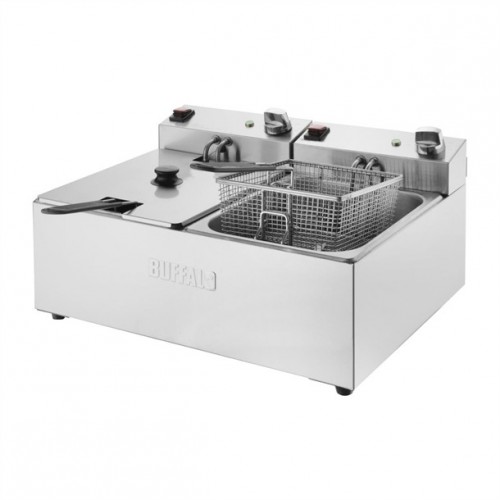 AGRADE-Buffalo Twin Tank Twin Basket...