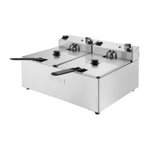 AGRADE-Buffalo Twin Tank Twin Basket...