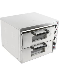 Electric Pizza oven 2 Chambers | Stalwart DA-MLP2ST 2