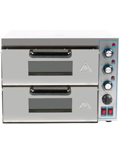 Electric Pizza oven 2 Chambers | Stalwart DA-MLP2ST
