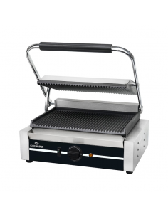 Chefmaster Large Panini Contact Grill - Ribbed