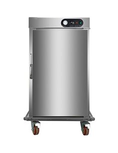 Professional Mobile Food Warming Cabinet  with 5 x GN2/1 capacity  2kW | Stalwart DA-HW115F