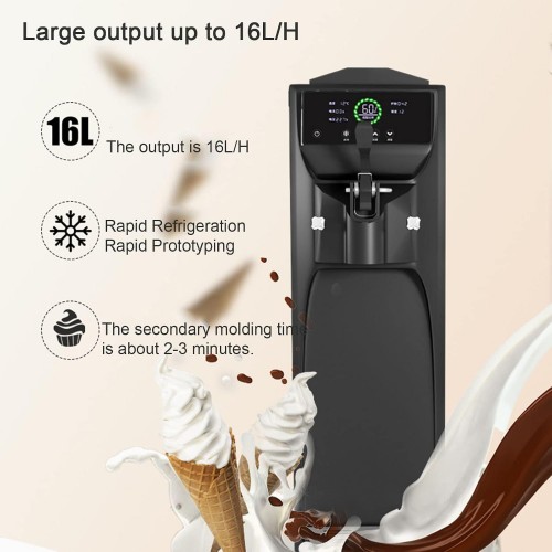 Commercial Countertop Soft Ice Cream...