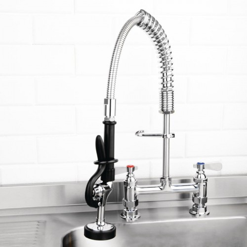 Vogue Twin Pedestal Mini Pre-Rinsers