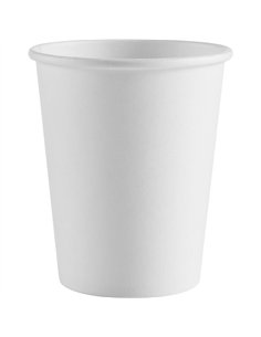 1000pcs Compostable Coffee Cups Single wall 12oz/355ml White | Stalwart DA- SW12W