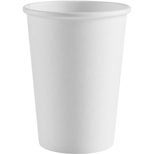 1000pcs Compostable Coffee Cups Single wall 16oz/473ml White | Stalwart DA- SW16W