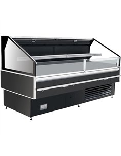 Serve Over Double-Layer Deli Counter Flat Glass Front 1875x1115x1200mm | Stalwart DA- BLUEL402 2