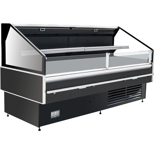 Serve Over Double-Layer Deli Counter Flat Glass Front 1875x1115x1200mm | Stalwart DA- BLUEL402