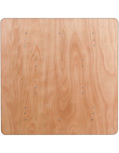 Square Folding Banquet Catering Table Plywood 1220x1220x760mm | Stalwart DA- AOX514 2