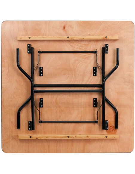 Square Folding Banquet Catering Table Plywood 1220x1220x760mm | Stalwart DA- AOX514