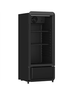 Commercial 200L Upright Glass Door Bottle Cooler Black 540 x 560 x 1325mm | Stalwart DA- SC200BLACK 2