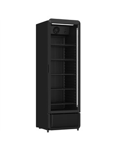Commercial 377L Upright Single Glass Door Bottle Cooler Black 595 x 618 x 1876mm | Stalwart DA- SC380BLACK 2