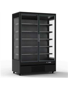 1196L Double Glass Door Upright Display Fridge – 1330 × 720 × 2030 mm Black| Stalwart DA- LKL204 2