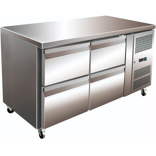 Commercial Refrigerated Counter 4 Drawers Depth 700mm | Stalwart DA- THP2140TNEC