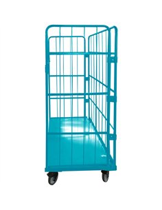 Heavy Duty Steel Roll Container Trolley 600kg Capacity 850 x 650 x 1700mm | Stalwart DA- TC1701