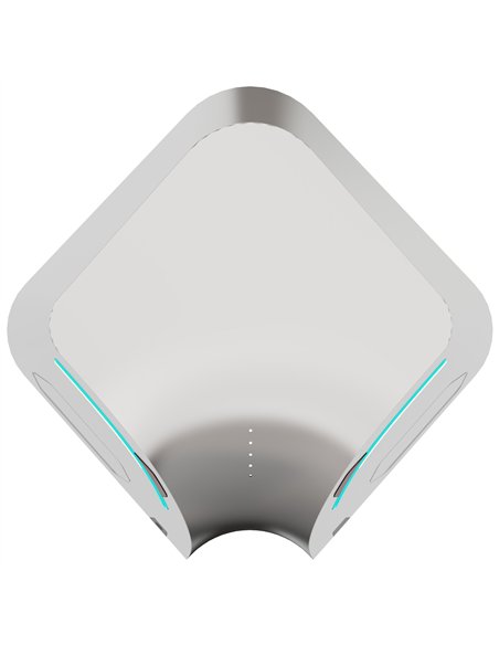 Commercial Hygienic Automatic Hand Dryer Silver 1.4kW 90m/s | Stalwart DA- HSDA3899SILVER