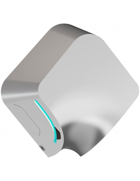 Commercial Hygienic Automatic Hand Dryer Silver 1.4kW 90m/s | Stalwart DA- HSDA3899SILVER