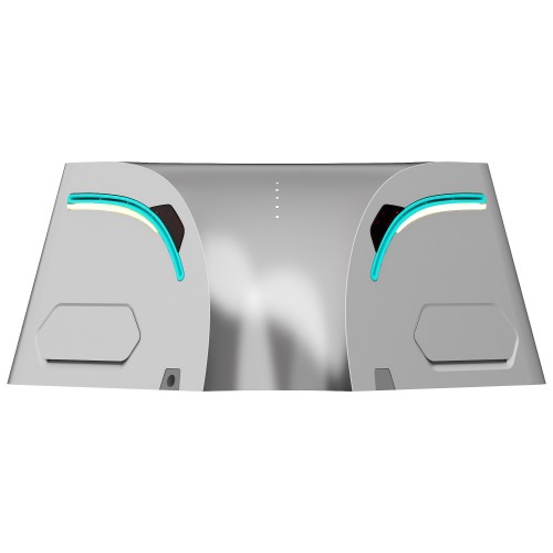 Commercial Hygienic Automatic Hand Dryer Silver 1.4kW 90m/s | Stalwart DA- HSDA3899SILVER