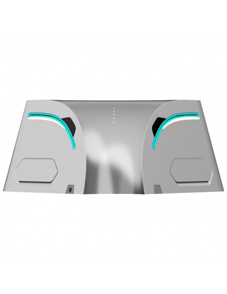 Commercial Hygienic Automatic Hand Dryer Silver 1.4kW 90m/s | Stalwart DA- HSDA3899SILVER