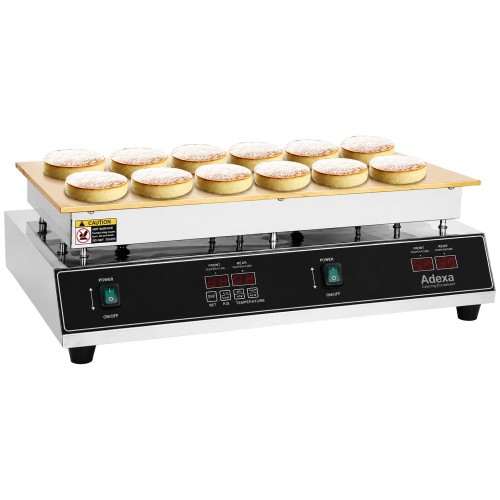 Commercial Digital Soufflé Waffle Machine 3kW 620 x 460 x 180mm | Stalwart DA- HX600D