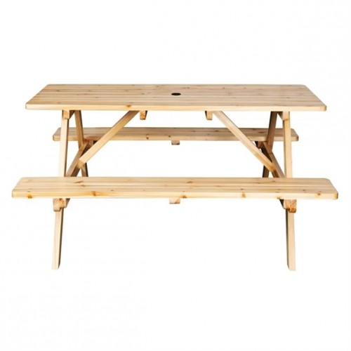 Bolero Elements Wooden Picnic Table &...