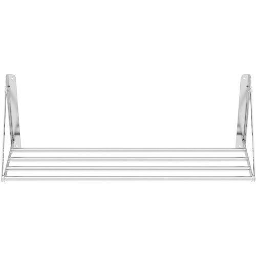 Tube Style Foldable Wall Shelf Stainless Steel 1000mm | Stalwart DA-331007