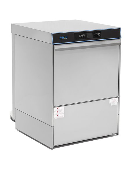Commercial Dishwasher 540 plates/hour 500mm basket Digital Drain pump Detergent pump Rinse aid pump 380V | Stalwart DA-EMP500380