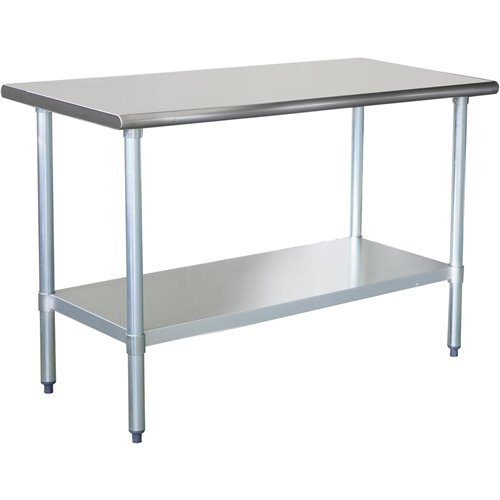Commercial Stainless Steel Work Table Bottom shelf 1200x600x900mm | Stalwart DA-WT60120G