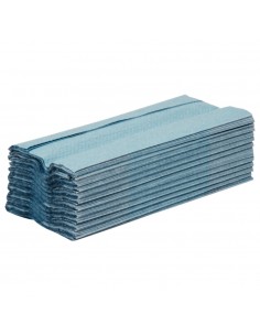 Jantex C-Fold Hand Towels Blue