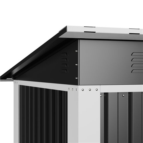 Outdoor Steel Storage Shed 6 x 4ft 1800 x 1200 x 1850mm | Stalwart DA-SART102
