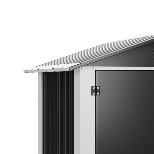 Outdoor Steel Storage Shed 4 x 3ft 1200 x 900 x 1850mm | Stalwart DA-SART104