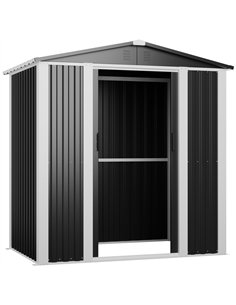 Outdoor Steel Storage Shed 6 x 4ft 1800 x 1200 x 1850mm | Stalwart DA-SART106 2