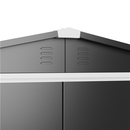 Outdoor Steel Storage Shed 6 x 4ft 1800 x 1200 x 1850mm | Stalwart DA-SART106