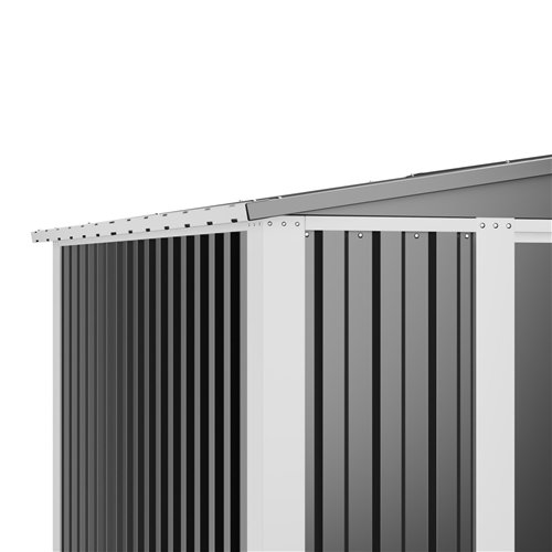 Outdoor Steel Storage Shed 8 x 6ft 2400 x 1800 x 2050mm | Stalwart DA-SART108