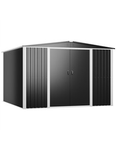 Outdoor Steel Storage Shed 10 x 10ft 3000 x 3000 x 2050mm | Stalwart DA-SART114