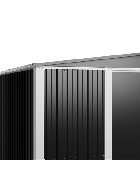 Outdoor Steel Storage Shed 10 x 10ft 3000 x 3000 x 2050mm | Stalwart DA-SART114