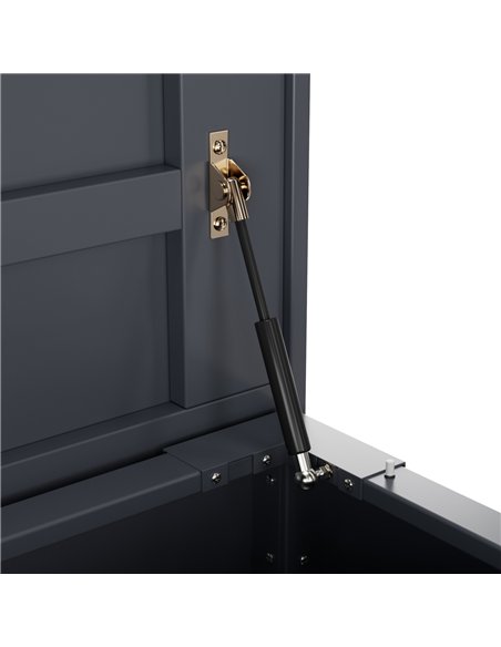 Lockable Outdoor Steel Storage Box 690 x 520 x 587mm | Stalwart DA-SART116