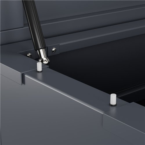 Lockable Outdoor Steel Storage Box 690 x 520 x 587mm | Stalwart DA-SART116