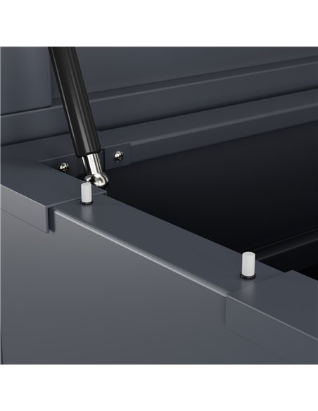 Lockable Outdoor Steel Storage Box 690 x 520 x 587mm | Stalwart DA-SART116