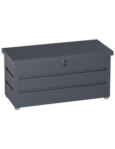 Lockable Outdoor Steel Storage Box 1190 x 520 x 587mm | Stalwart DA-SART118