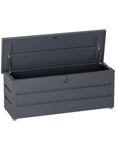 Lockable Outdoor Steel Storage Box 1490 x 520 x 587mm | Stalwart DA-SART120 2