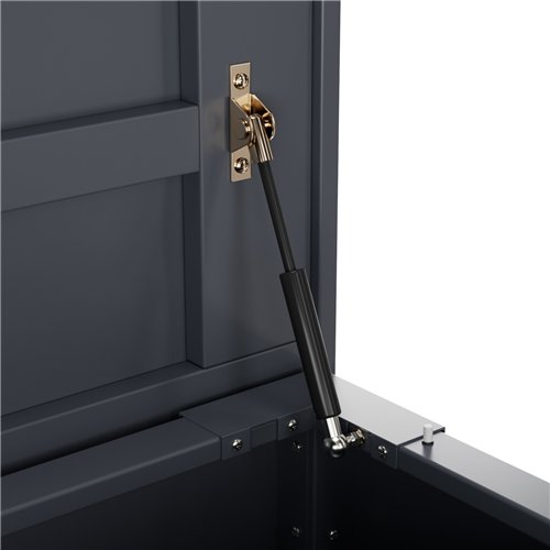 Lockable Outdoor Steel Storage Box 1490 x 520 x 587mm | Stalwart DA-SART120