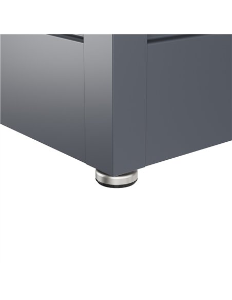 Lockable Outdoor Steel Storage Box 1490 x 520 x 587mm | Stalwart DA-SART120