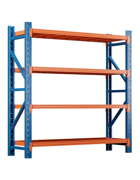 Heavy Duty Steel Storage Shelf 2000 x 600 x 2000mm | Stalwart DA-SART122