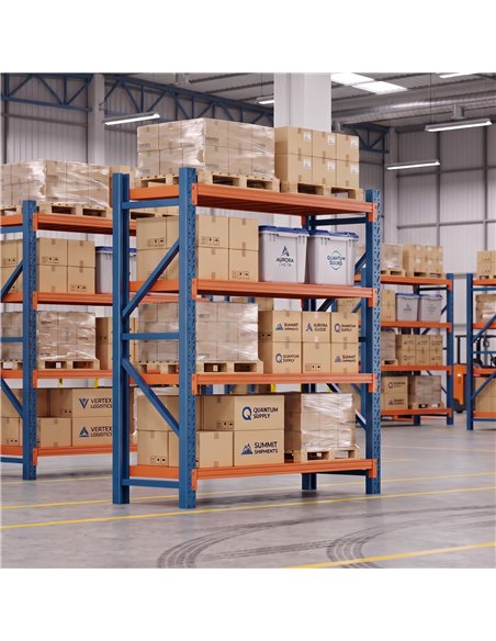 Heavy Duty Steel Storage Shelf 2000 x 600 x 2000mm | Stalwart DA-SART122