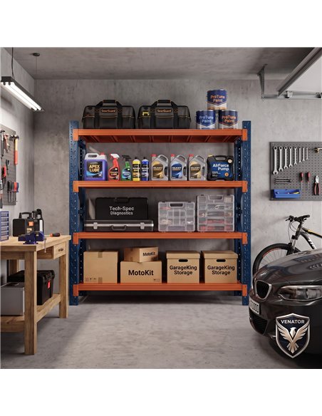 Heavy Duty Steel Storage Shelf 2000 x 600 x 2000mm | Stalwart DA-SART122